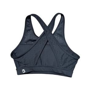 Buffbunny sports bra womens X small black criss cross back supportive